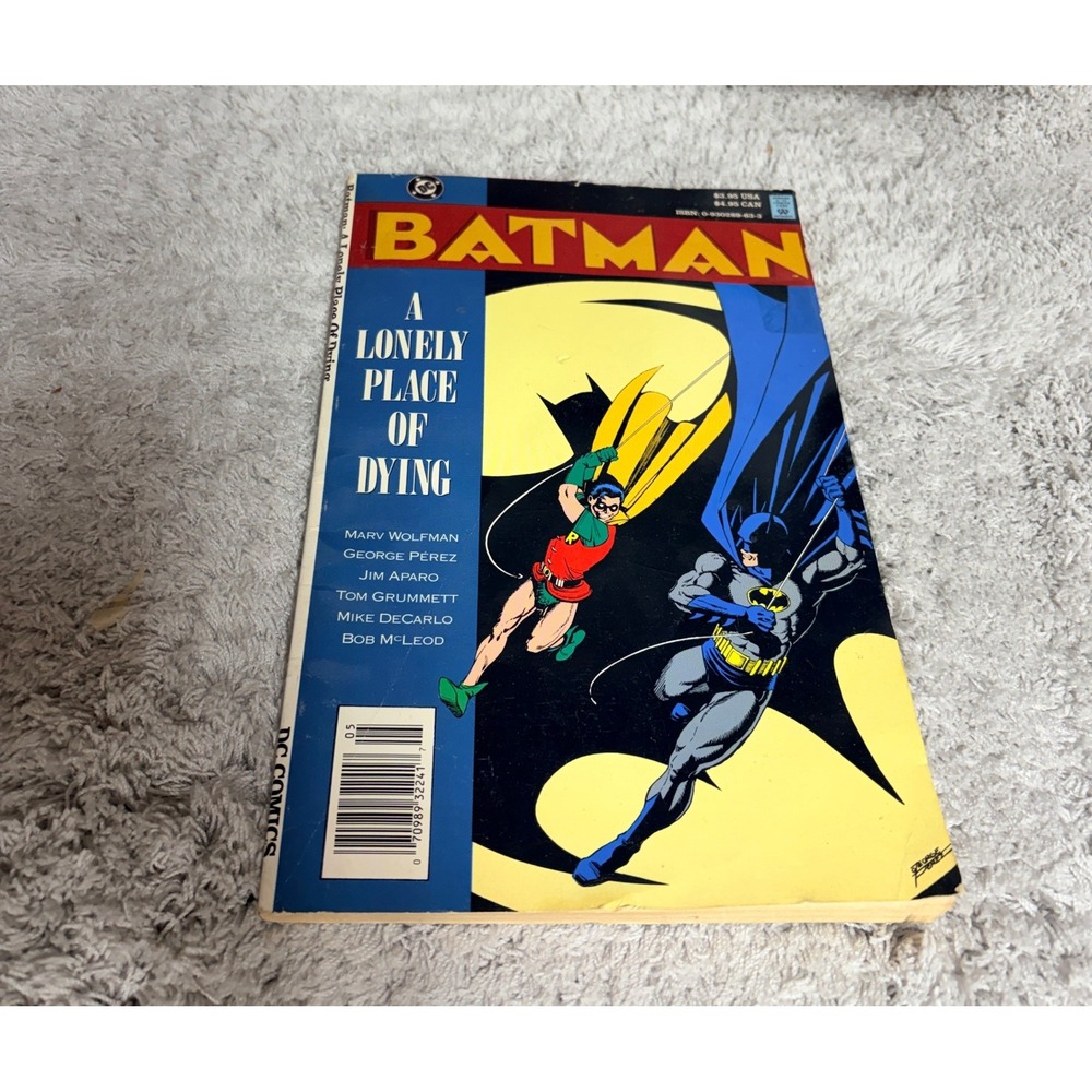 Batman A Lonely Place of Dying Trade Paperback 1990 First Printing DC Comics
